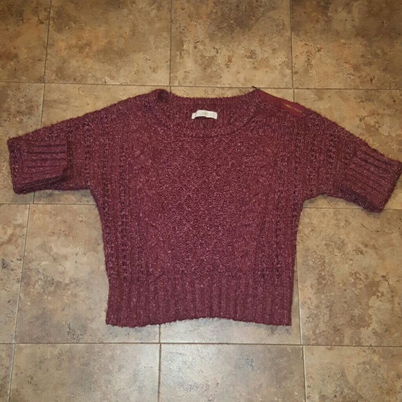 Loft  Burgundy sweater just like in the pic size m - Picture 2 of 4